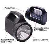 LANTERNA BL-12SL CU RADIO + PANOU SOLAR